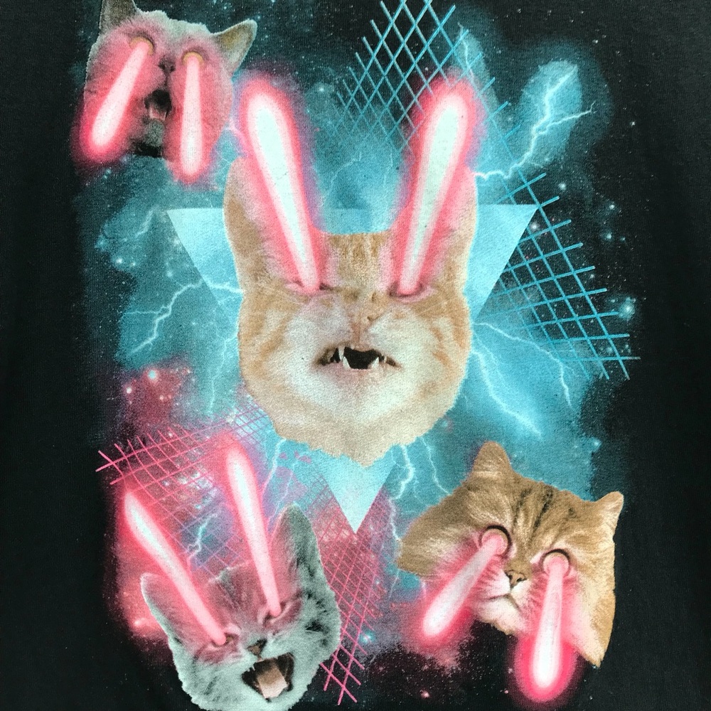 Laser Cat Tee Large